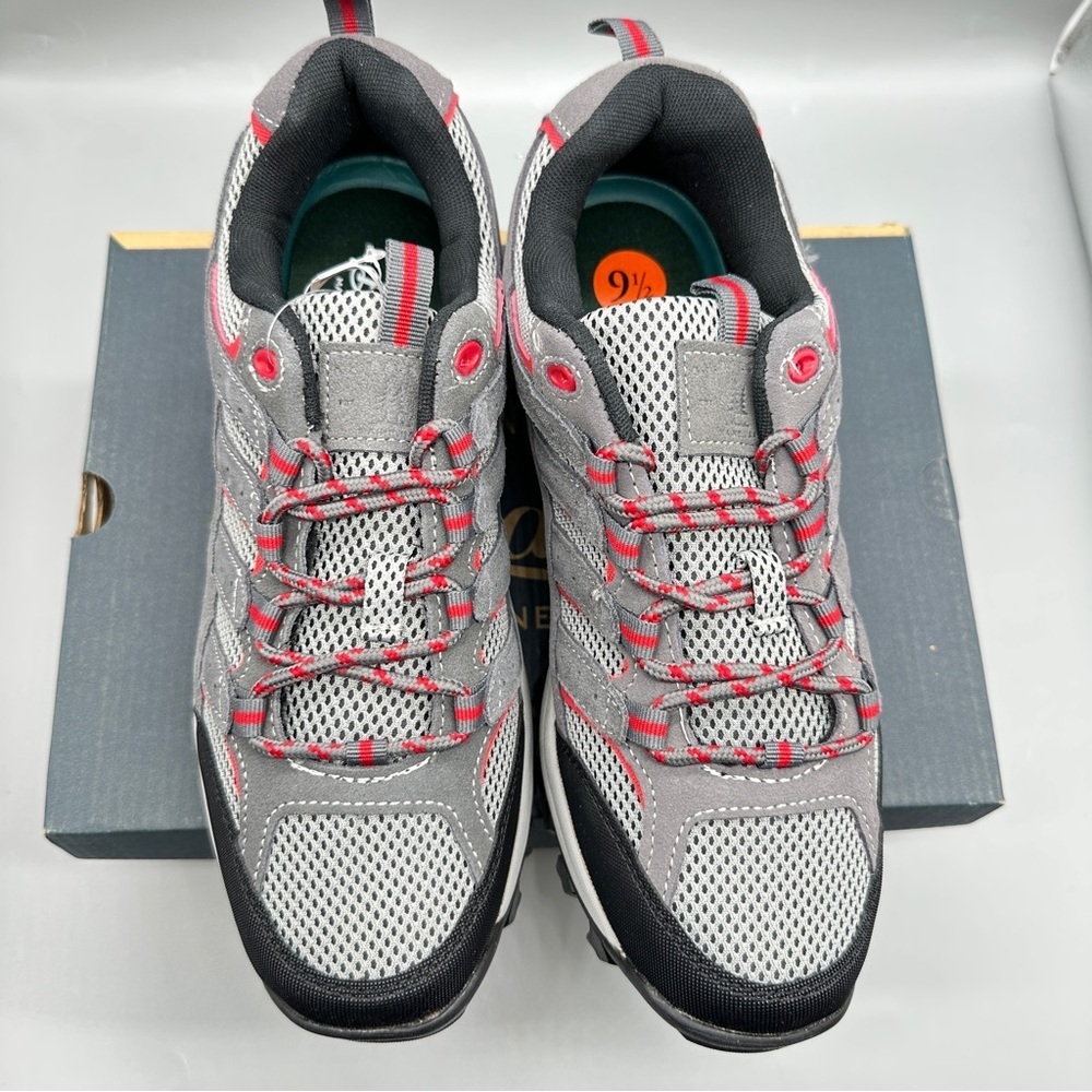 Bass Colorado Lo Trail Sneakers – Men’s Size 9.5 Charcoal/Red New